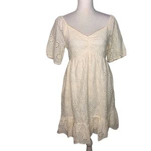 Ryan Michelle Eyelet Dress